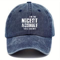 Adjustable Washed Cotton Baseball Cap Sun Hat for Outdoor Activities