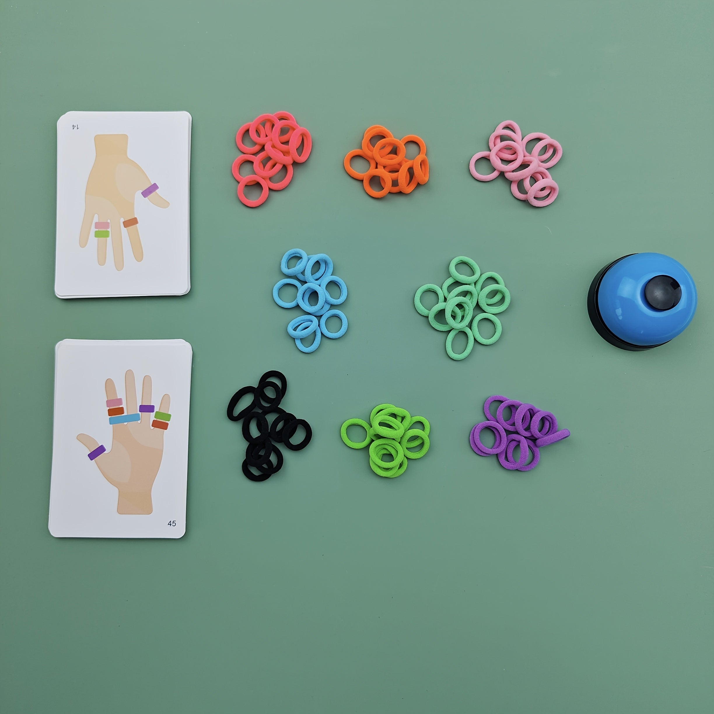 Rainbow Threading Activity Set for Cognitive Development