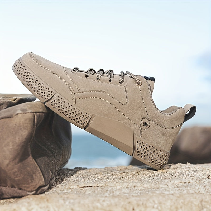 Men's Khaki Walking Skate Shoes