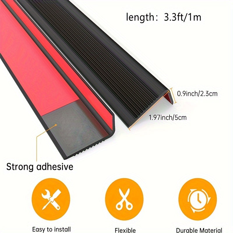 100 Self Adhesive Stair Edge Protector Anti Slip Stair Corner Trim