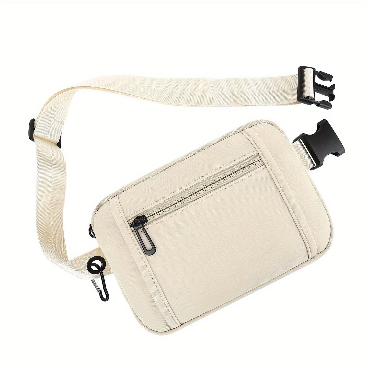 Adjustable Strap Mini Waist Bag Unisex Cow Leopard Grain