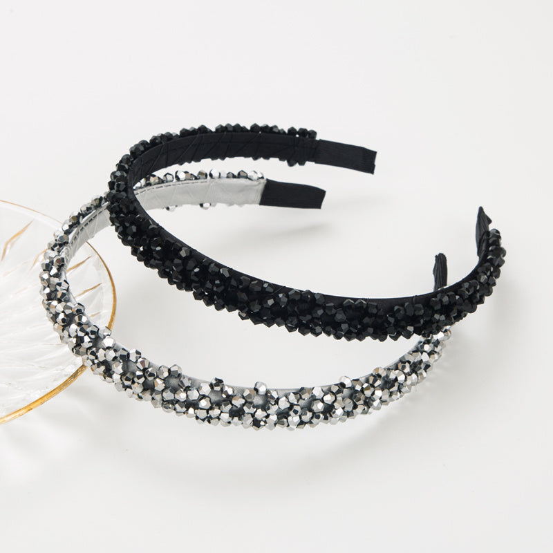 Crystal Beads Headbands Bling Rhinestone Hairband Hair Hoop Band
