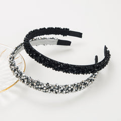 Crystal Beads Headbands Bling Rhinestone Hairband Hair Hoop Band