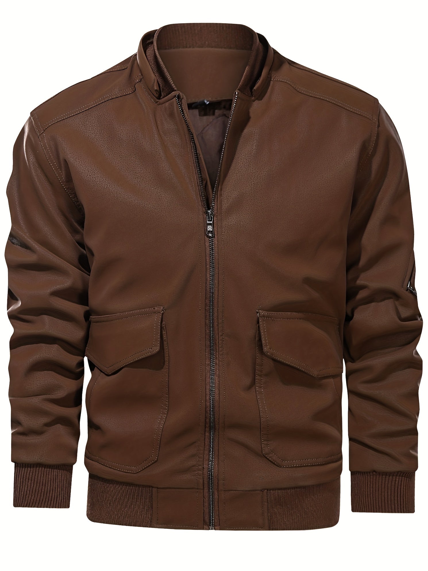 Men's Soft Shell Hooded Jacket Windproof Zip Up Winter Outdoor