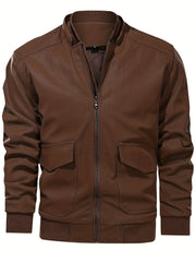 Men's Soft Shell Hooded Jacket Windproof Zip Up Winter Outdoor