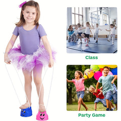 Adjustable Plastic Walking Stilts Monster Feet Toys Set