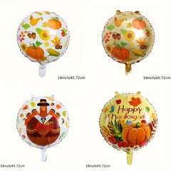 Thanksgiving Aluminum Balloon Set for Party Decoration