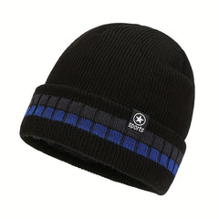 Winter Knitted Beanie Hat Fleece Lined Thermal Cap