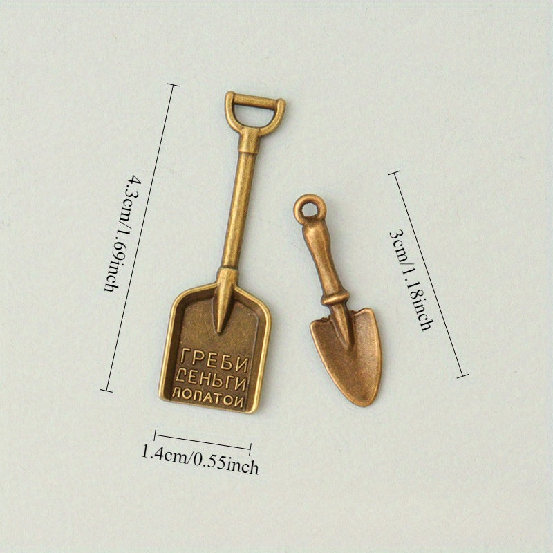Mini Shovel and Spade Outdoor Scene DIY Props