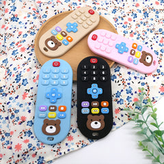 Cartoon Bear Silicone Remote Control Baby Teether Toy