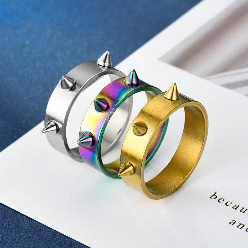 Men's Halloween Hipster Stainless Steel Ring