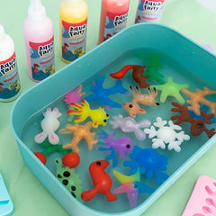 DIY Magic Water Elf Ocean Mold Set 3D Handcraft Kit Gel Toy Children's Bath