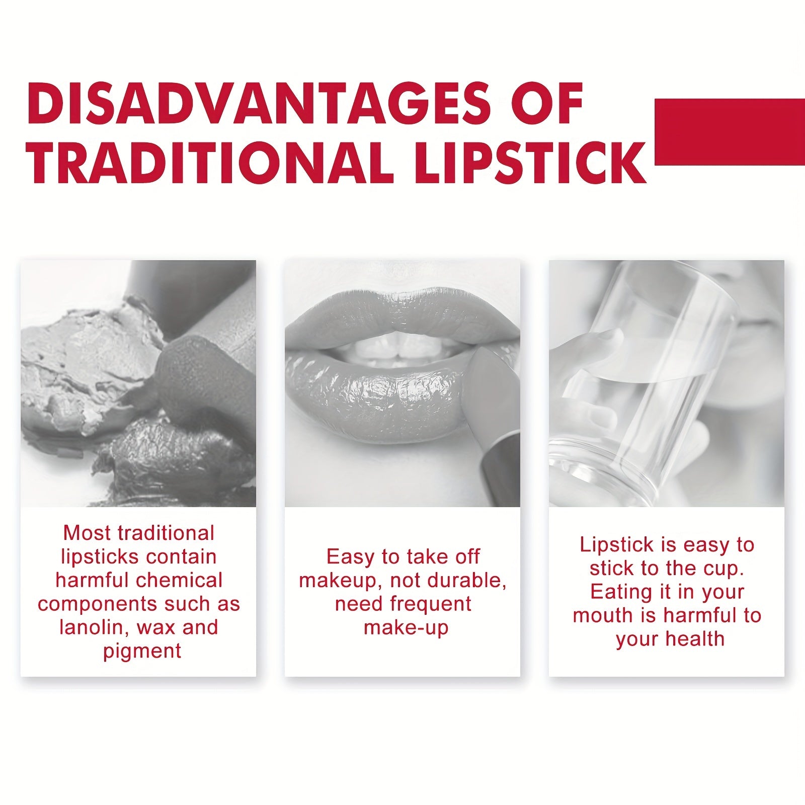 Matte Peel off Lip Gloss Non-Stick Cup Long-Lasting