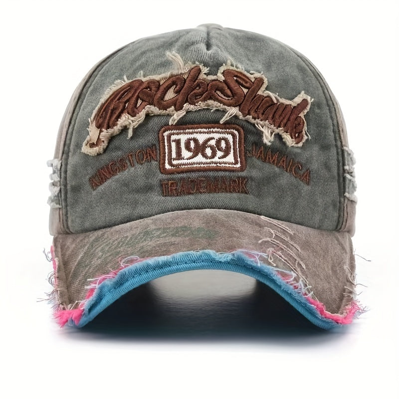 Mens Embroidered Baseball Cap in Multiple Colors