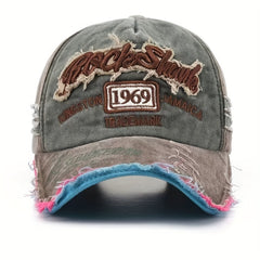 Mens Embroidered Baseball Cap in Multiple Colors