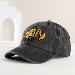 Kids Sunshade Excavator Baseball Cap for Outdoor Activities
