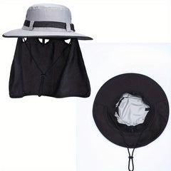 Adjustable Brim Sun Hat for Outdoor Activities