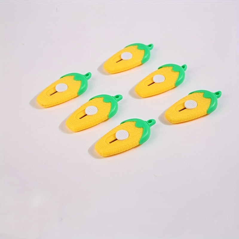 3pcs Kawali Mini Utility Knives for Office Paper Cutting