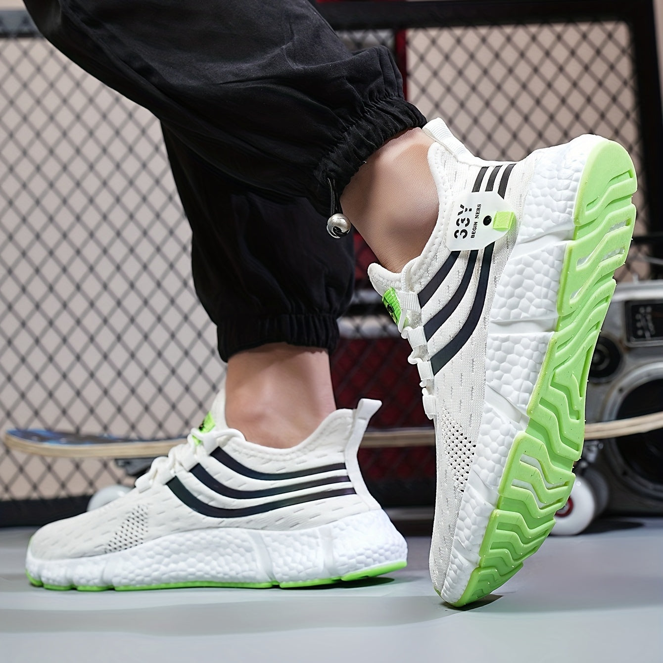 Women's Knitted Sports Shoes Lightweight Running Sneakers
