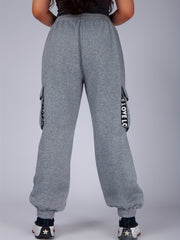 Women's Plus Size Sports Pants Elastic High Rise Jogger Sweatpants