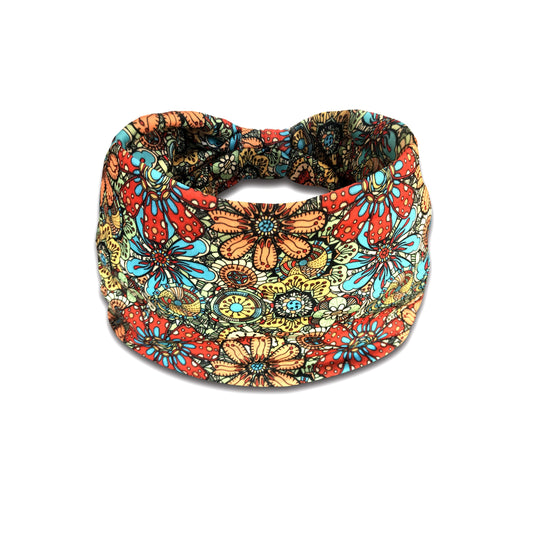 Vintage Floral Headband Hair Styling Accessory for Women