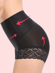 Lace Stitching Shaping Panties Tummy Control Compression Panties