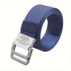 Men's Canvas Belt Alloy Buckle Casual Outdoor Belt