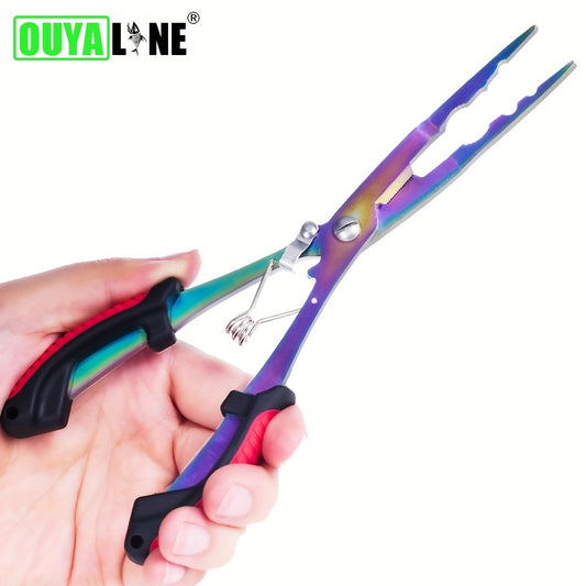 OUYALINE Portable Fishing Plier Stainless Steel Line Cutting Scissors