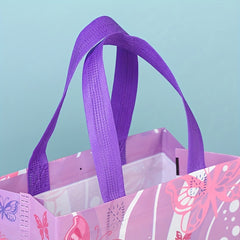 4pcs Butterfly Print Non-woven Bags Portable Handbag
