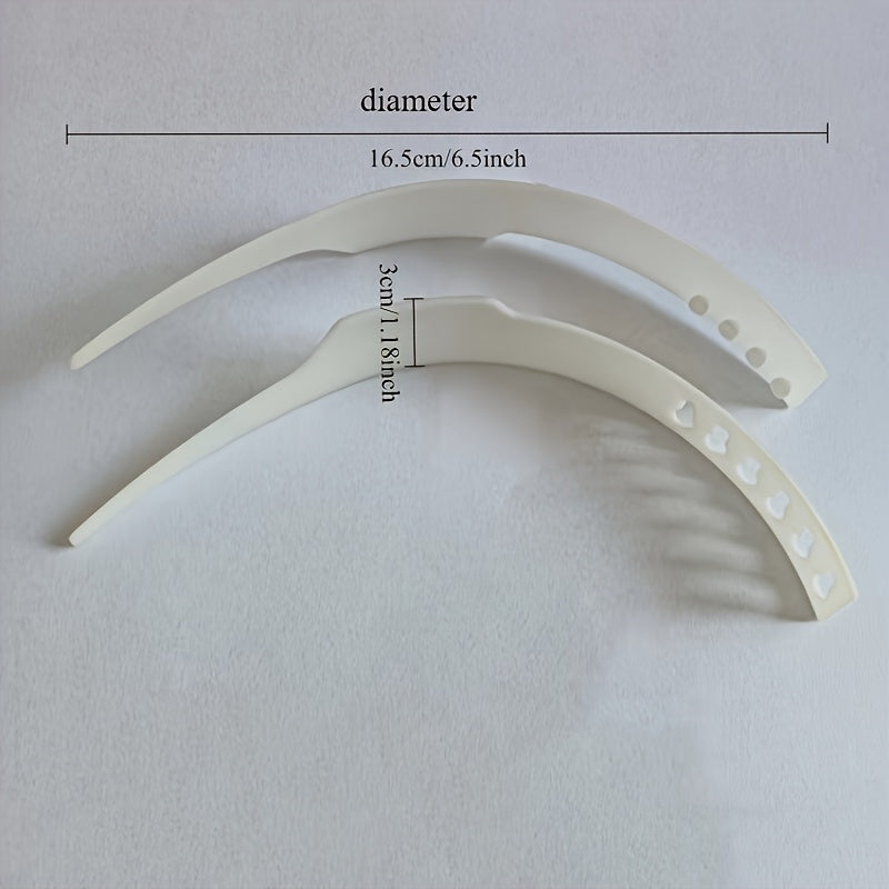 Invisible Plastic Collar Clip for Shirt Support