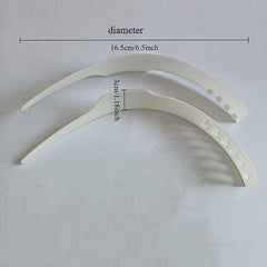 Invisible Plastic Collar Clip for Shirt Support
