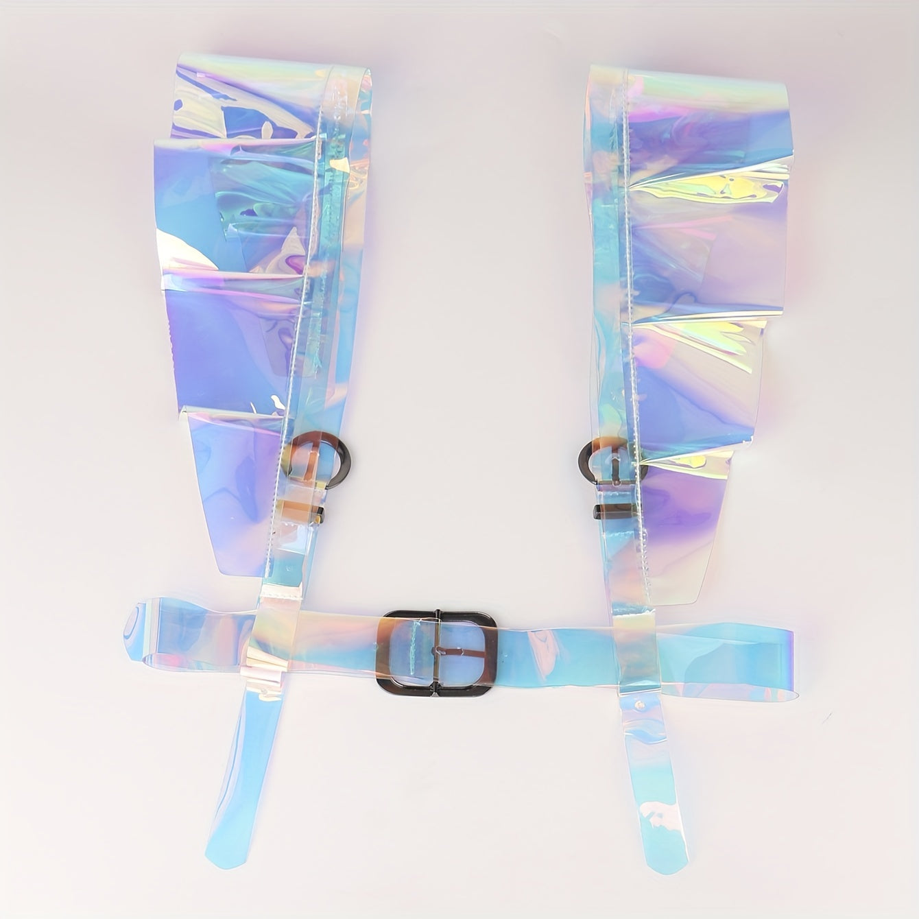 Laser Y2K PVC Harness Belt for Women