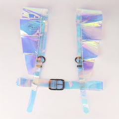 Laser Y2K PVC Harness Belt for Women