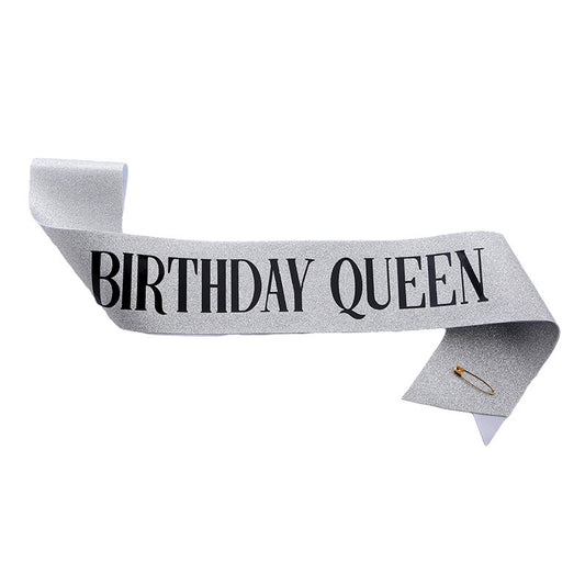Silvery Birthday Party Strap