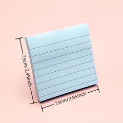 Colorful Sticky Notes 400 Sheets Horizontal Line Notebook for Journal Diary