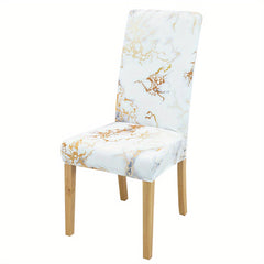 1pc Stretch Print Chair Slipcover Dining Room Kitchen Chair Covers