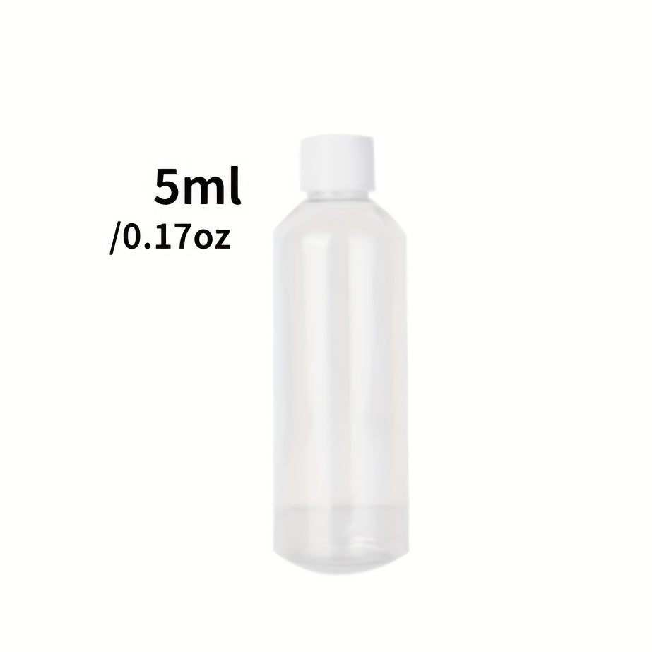 3 Clear Plastic PET Bottles for Medicine in Various Sizes