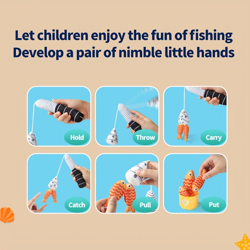 Colorful Fabric Fishing Set for Infants