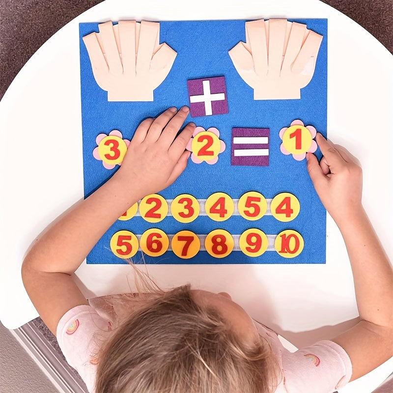 Felt Math Board for Kids Educational Counting & Number Learning Toy