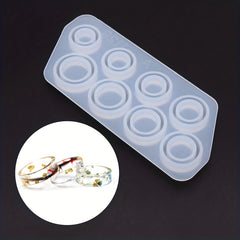 7 Sizes Ring Silicone Mold DIY Circle Epoxy Resin Mold Jewelry Casting Mold