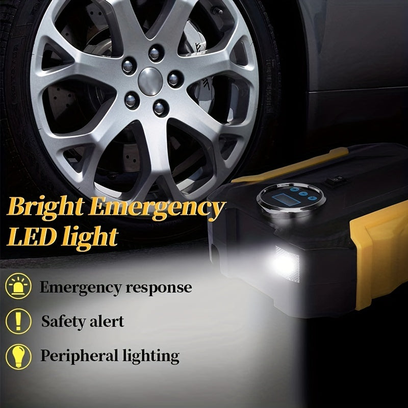 Portable Car Air Compressor LED Pump for Tire Inflation