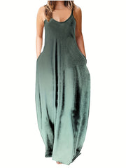  Sexy Boho Dress Women's V Neck Cami Ma