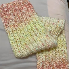 Gradient Rainbow Scarf Yarn Mohair Hand mixed Yarn