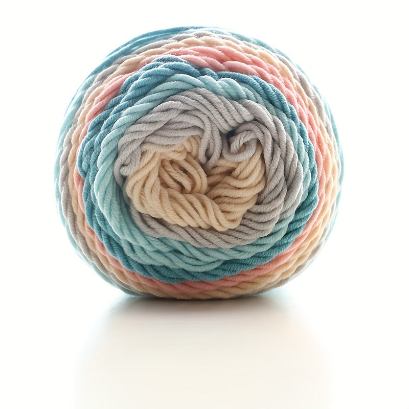 5 Strands Milk Cotton Segment Dye Rainbow Cotton Diy Woven Wool
