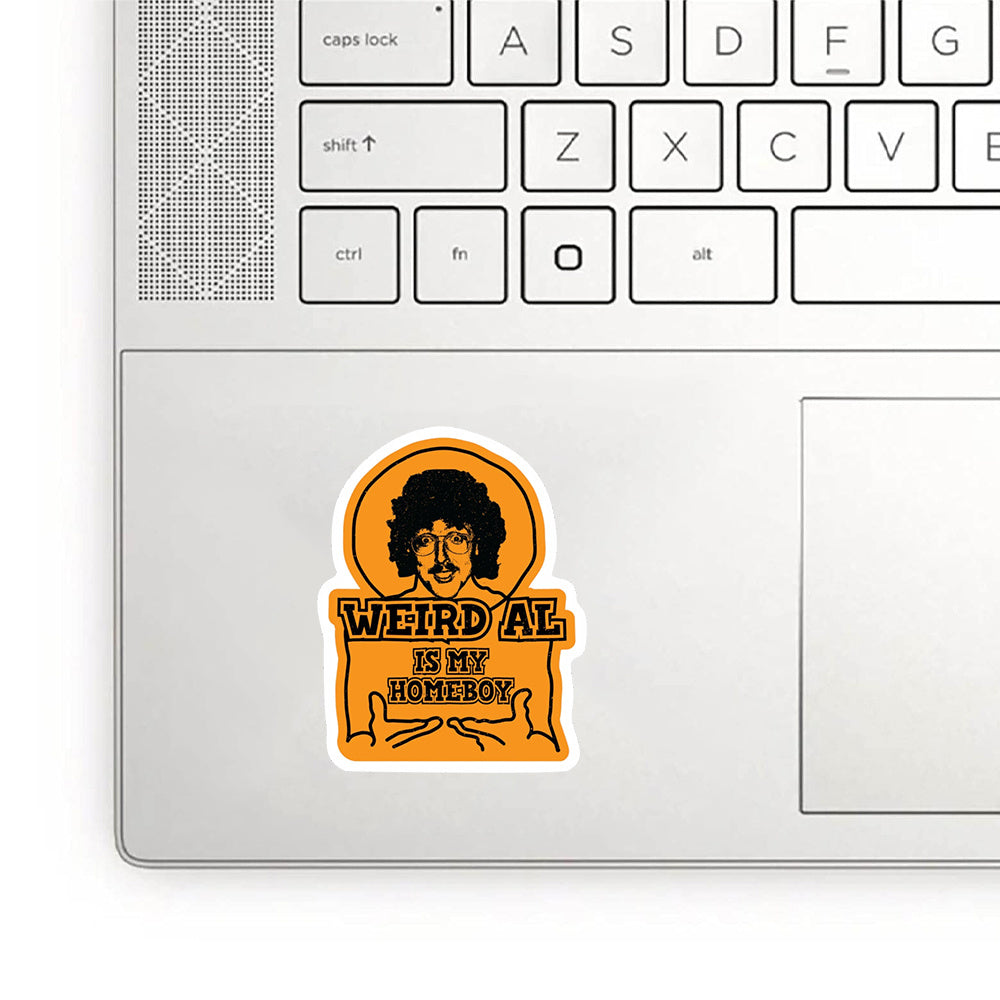 Weird Al Vinyl Sticker Orange Car Decal