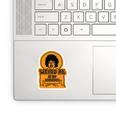 Weird Al Vinyl Sticker Orange Car Decal