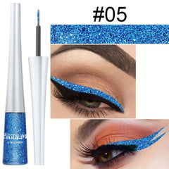 Glitter Liquid Eyeliner Stick Fine Tip Easy Apply Waterproof Eye Makeup Tool