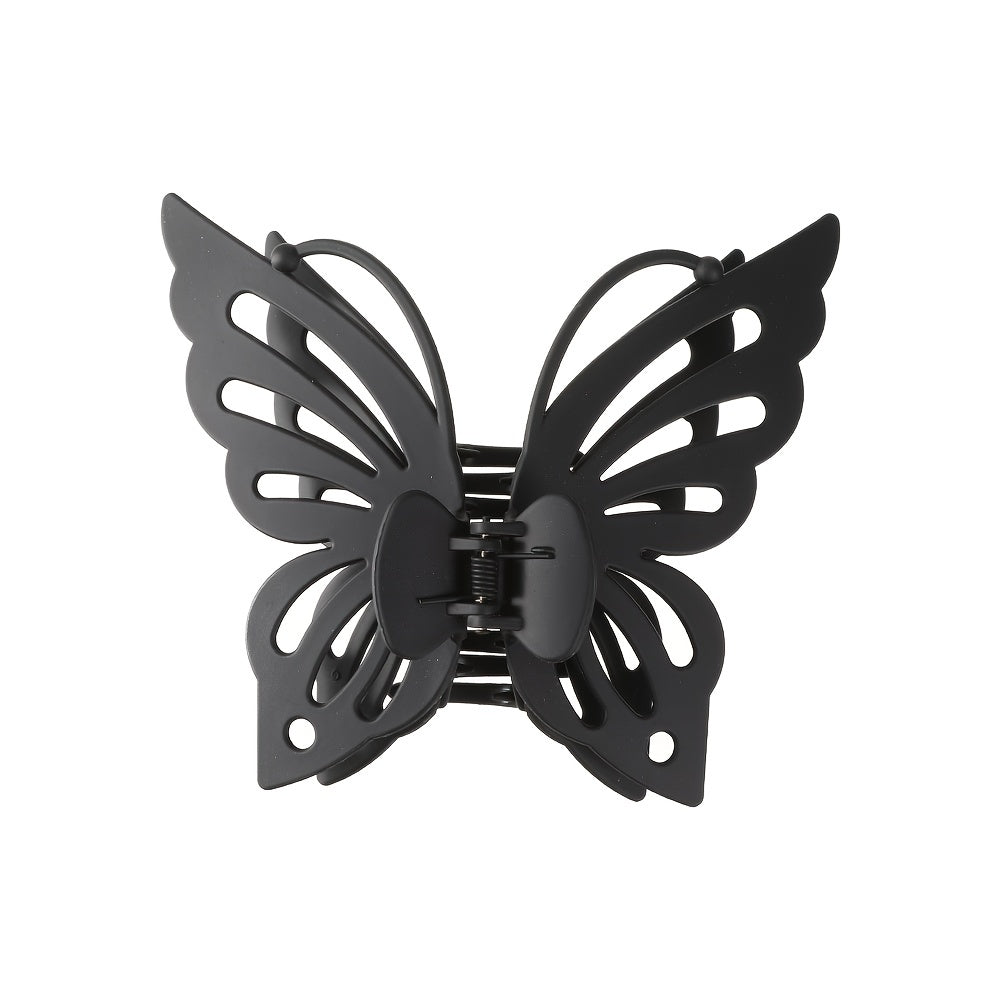 Butterfly Acrylic Hair Claw Clip Strong Hold Grip Thick Hair Accessories