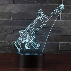 3D LED Night Light Desk Lamp Remote Control 16 Colors for Kids