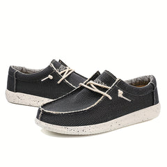 Men's Lightweight Canvas Slip On Loafers